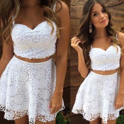 Sexy Lace White Dress #ad51011yt