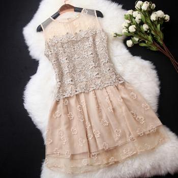 Elegant Fashion Embroidered Dress #093011AD on Luulla