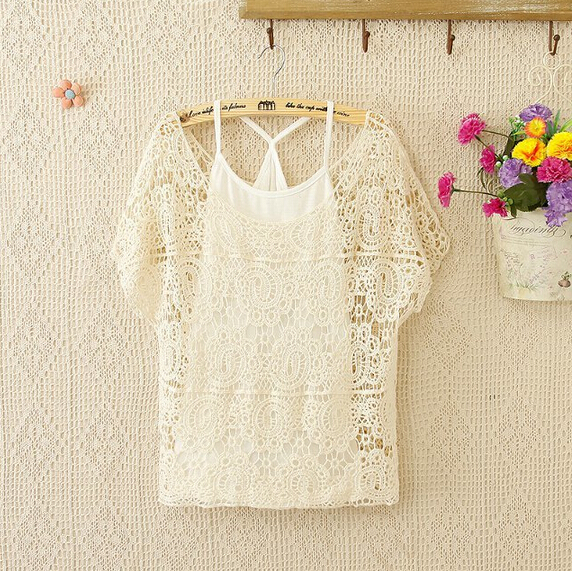 Sling Lace Shortsleeved Tshirt 091401ad on Luulla